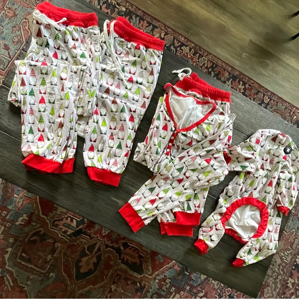 Christmas Gnomes family pajamas